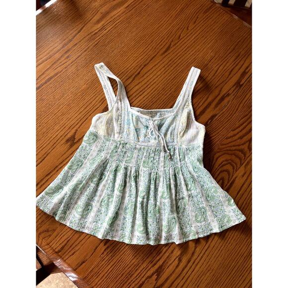 Free People camisole style multi-colored top, women's size 6 - Picture 5 of 8